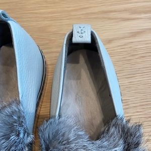 Henry Beguelin fur slip on sneaker!  NWOT